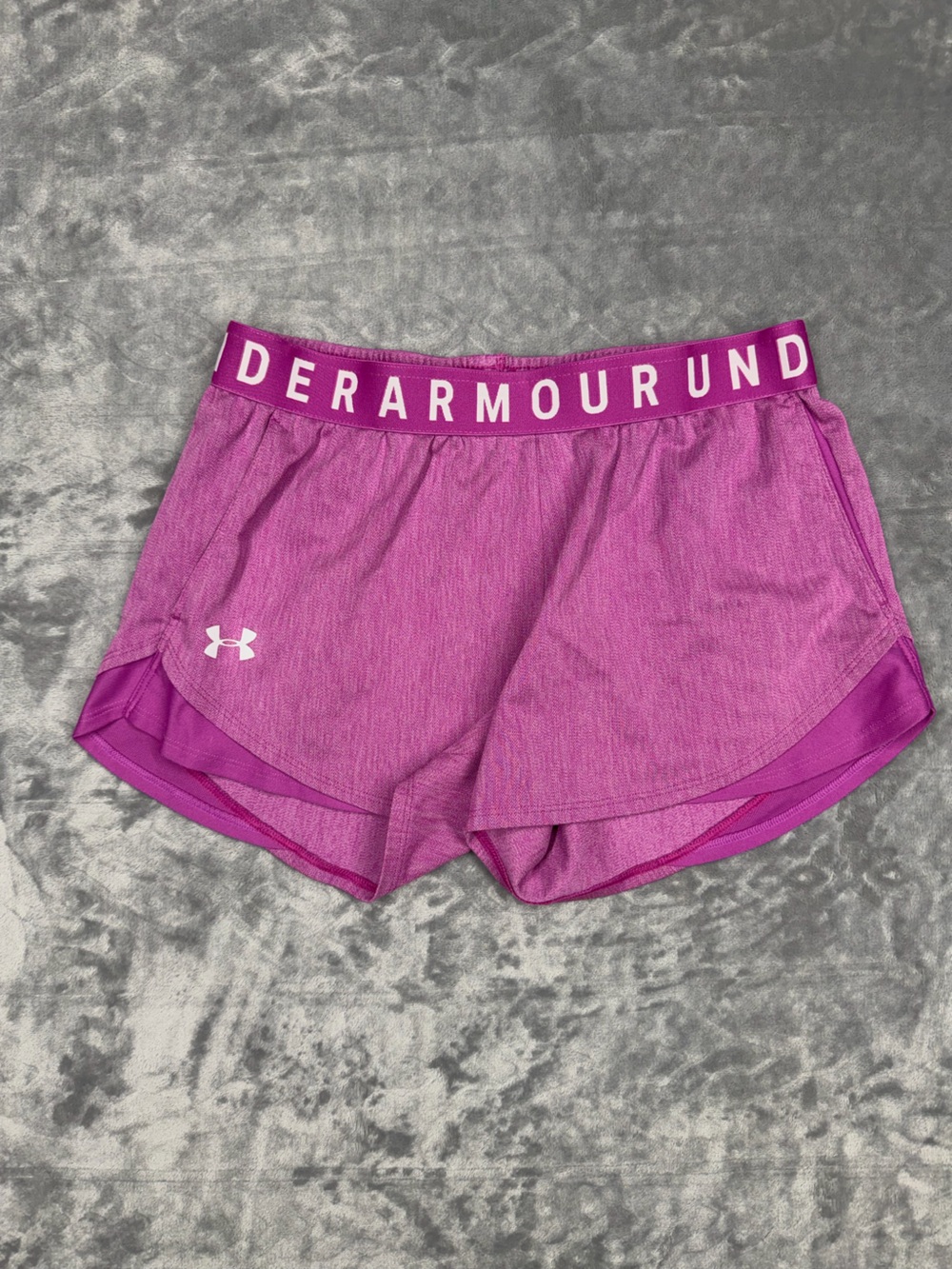 Under Armour Women's Magenta Performance Athletic Shorts